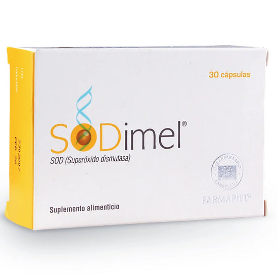 FARMAPIEL Sodimel Antioxidante 30 Cápsulas, Reduce el Estrés Oxidativo