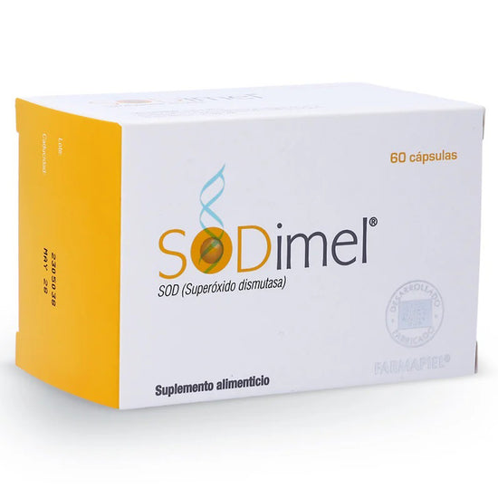 FARMAPIEL Sodimel Antioxidante 60 Cápsulas, Reduce el Estrés Oxidativo