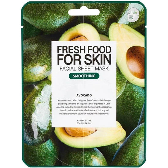 FARM SKIN Superfood For Skin Facial Sheet Mask Avocado Smoothing