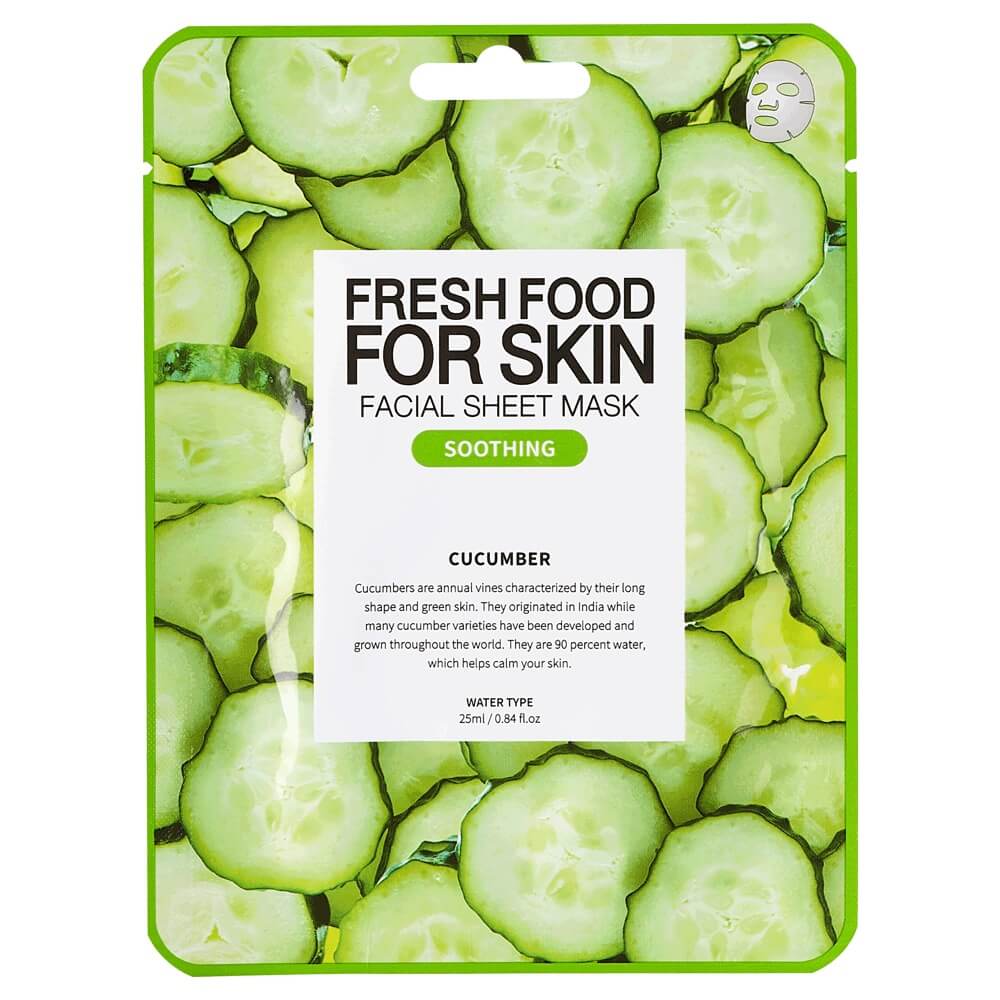 FARM SKIN Superfood For Skin Facial Sheet Mask Cucumber Soothing