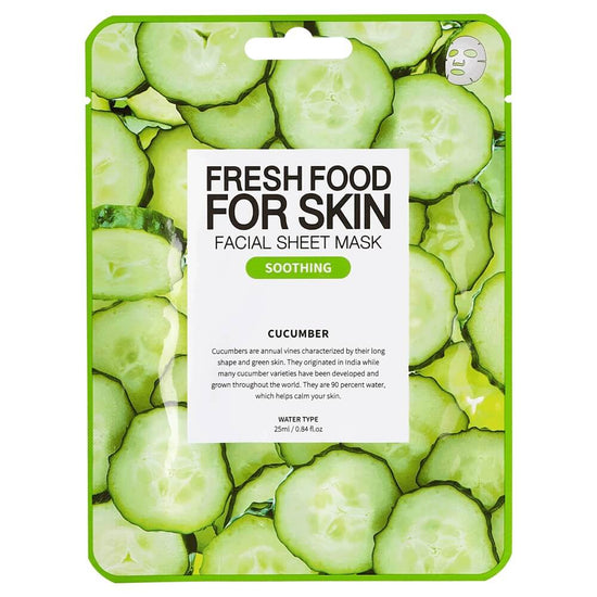 FARM SKIN Superfood For Skin Facial Sheet Mask Cucumber Soothing