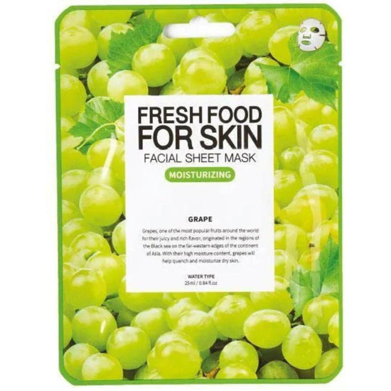 FARM SKIN Superfood For Skin Facial Sheet Mask Grape Moisturizing