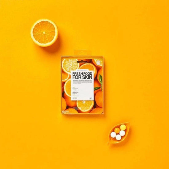 FARM SKIN Superfood For Skin Facial Sheet Mask Orange Refreshing