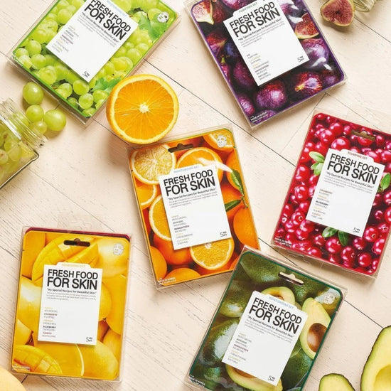 FARM SKIN Superfood For Skin Facial Sheet Mask Orange Refreshing