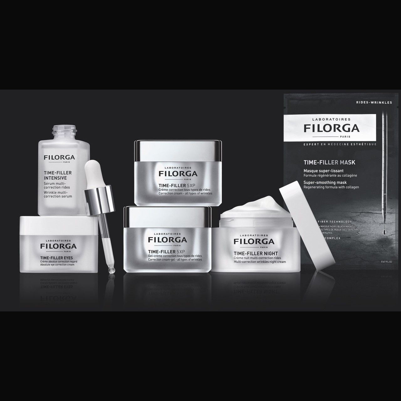 FILORGA Time-Filler 5XP Crema Facial, Alisa 5 Tipos de Arrugas, Piel Normal-Seca