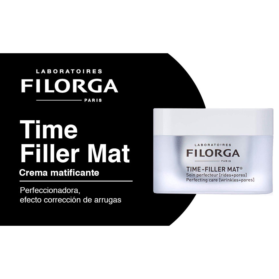 FILORGA Time-Filler Mat, Crema Correctora de Arrugas [Poros + Matificante] 50ml