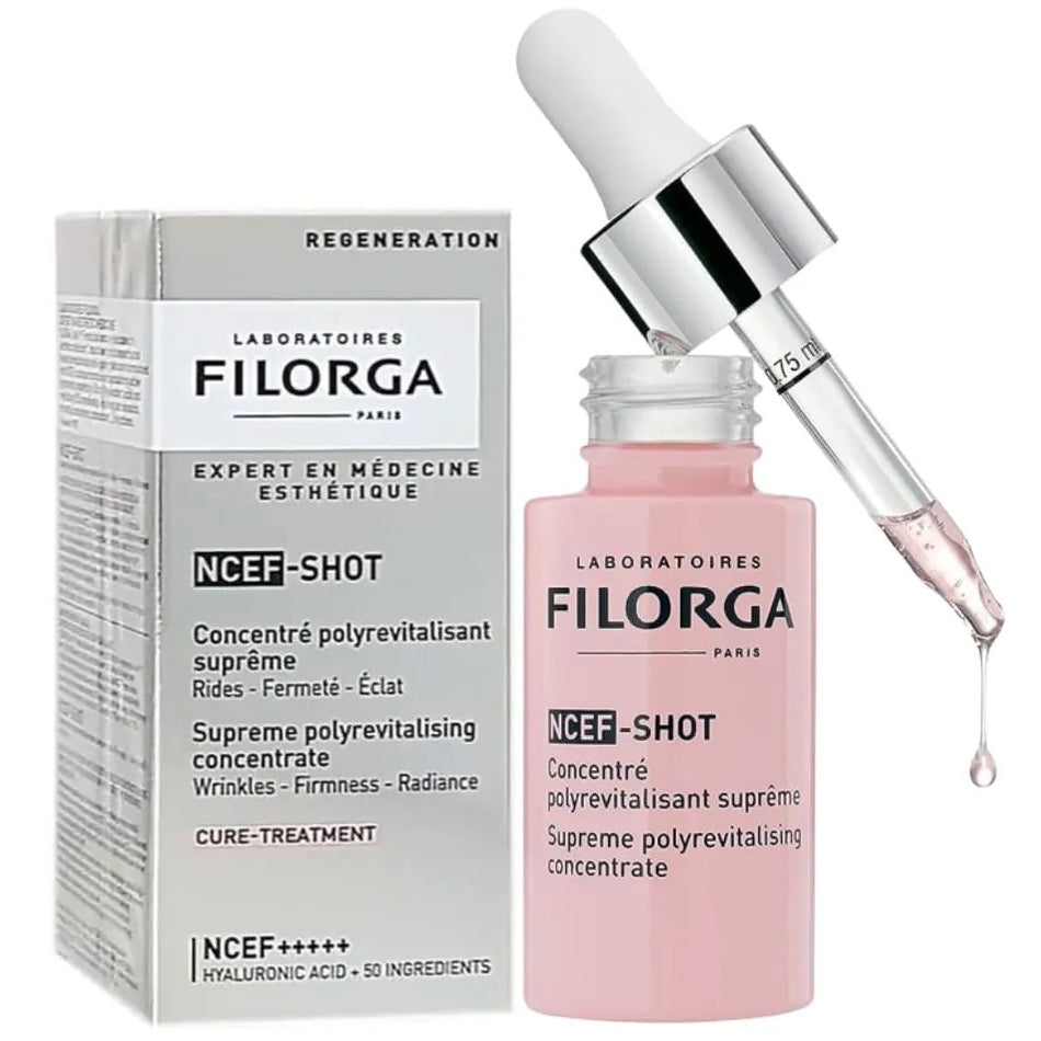 FILORGA NCEF-SHOT, Concentrado Antiedad Polirevitalizante Facial, 15ml