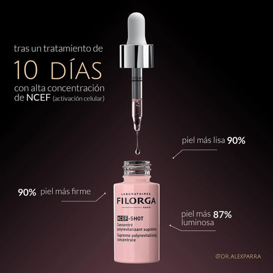 FILORGA NCEF-SHOT, Concentrado Antiedad Polirevitalizante Facial, 15ml