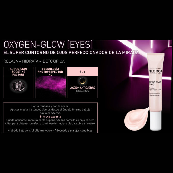 FILORGA Oxygen-Glow Eyes Contorno Ojos, Super Alisador e iluminador 15ml