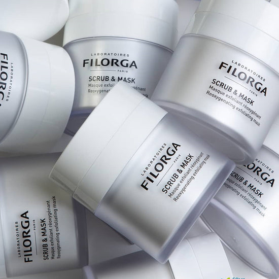 FILORGA Scrub & Mask, Mascarilla Facial Exfoliante Reoxigenante Antiedad, 55ml