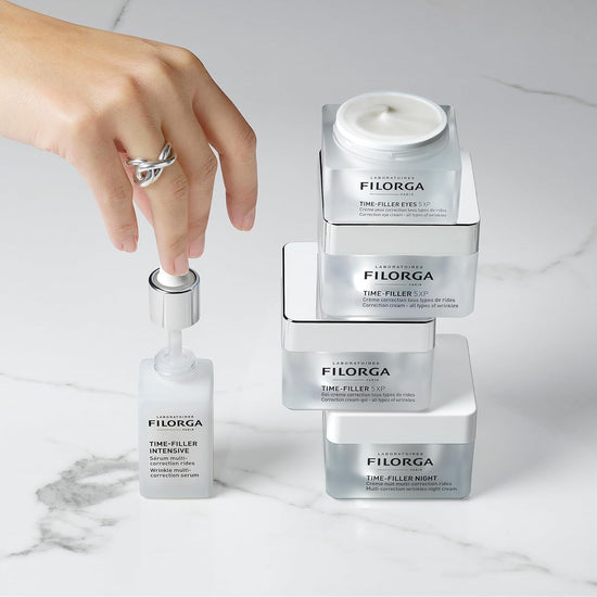 FILORGA Time-Filler 5XP Gel-Crema Facial, Alisa 5 Tipos de Arrugas, Piel Mixta-Grasa