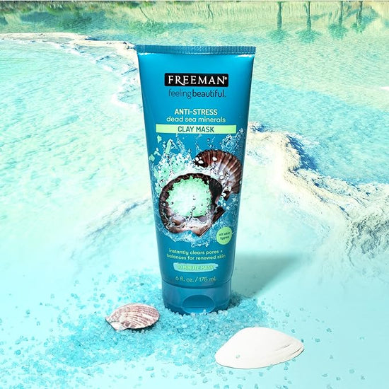 FREEMAN Anti-Stress Dead Sea Minerals Clay Mask. Mascarilla Antiestrés 175ml