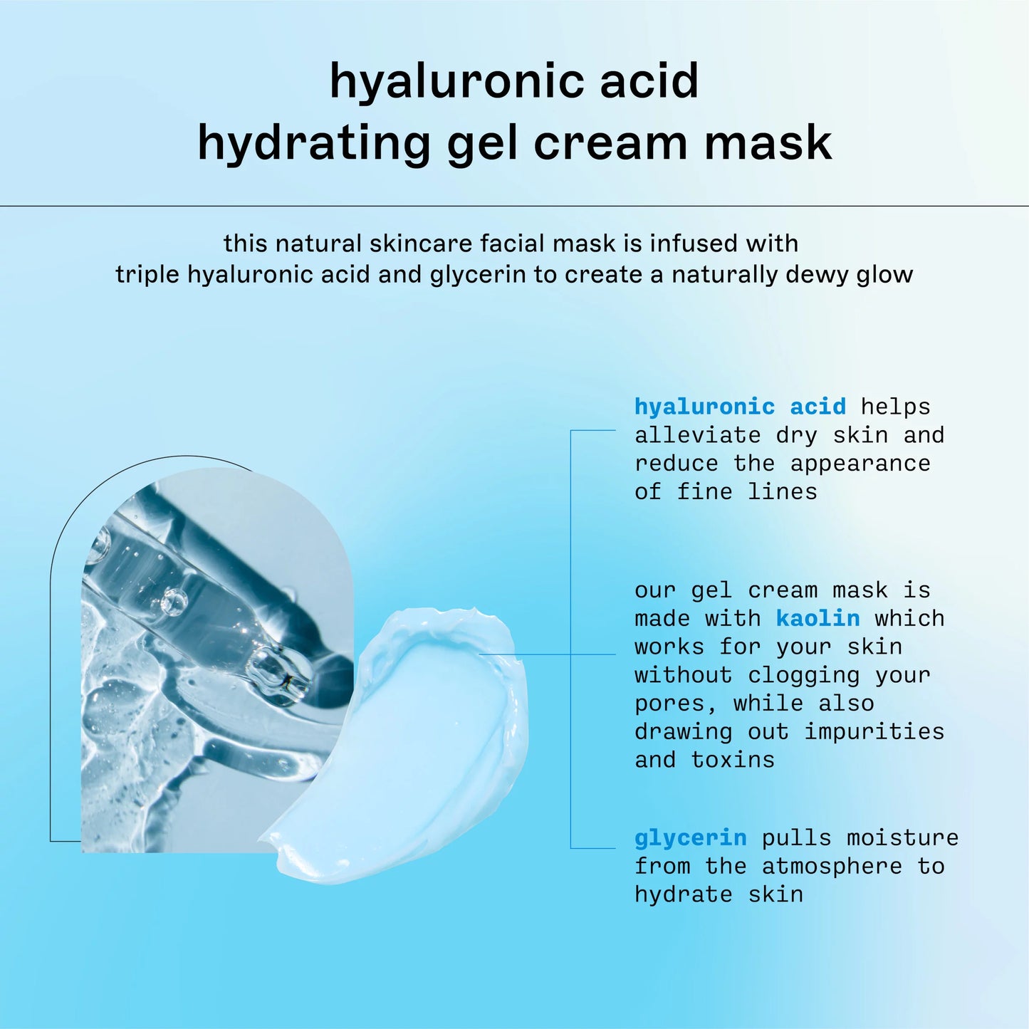 FREEMAN Basics Hydrating Hyaluronic Acid Gel Cream Mask