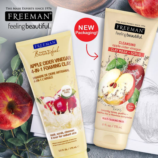 FREEMAN Cleansing Apple Cider Vinegar Clay Mask & Scrub 175ml