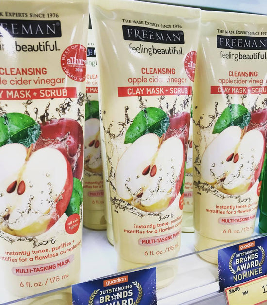 FREEMAN Cleansing Apple Cider Vinegar Clay Mask & Scrub 175ml