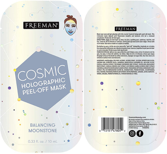 FREEMAN Cosmic Holographic Balancing Moonstone Peel-Off Mask 10ml