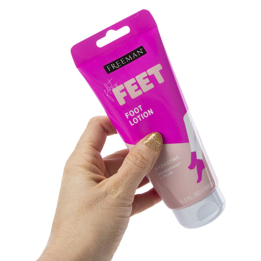 FREEMAN Flirty Feet Hydrating Foot Lotion, Peppermint & Plum 156ml