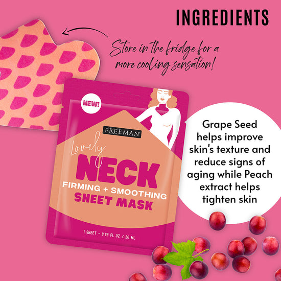 FREEMAN Beauty Lovely Neck Firming & Smoothing Sheet Mask 20ml