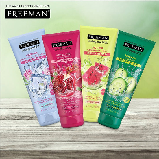 FREEMAN Hydrating Glacier Water & Pink Peony Gel Cream Mask 15ml