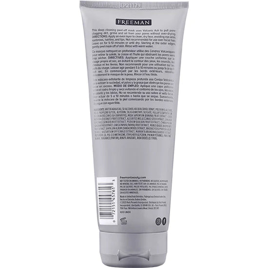 FREEMAN Pore Clearing Volcanic Ash Peel Off Gel Mask 175ml