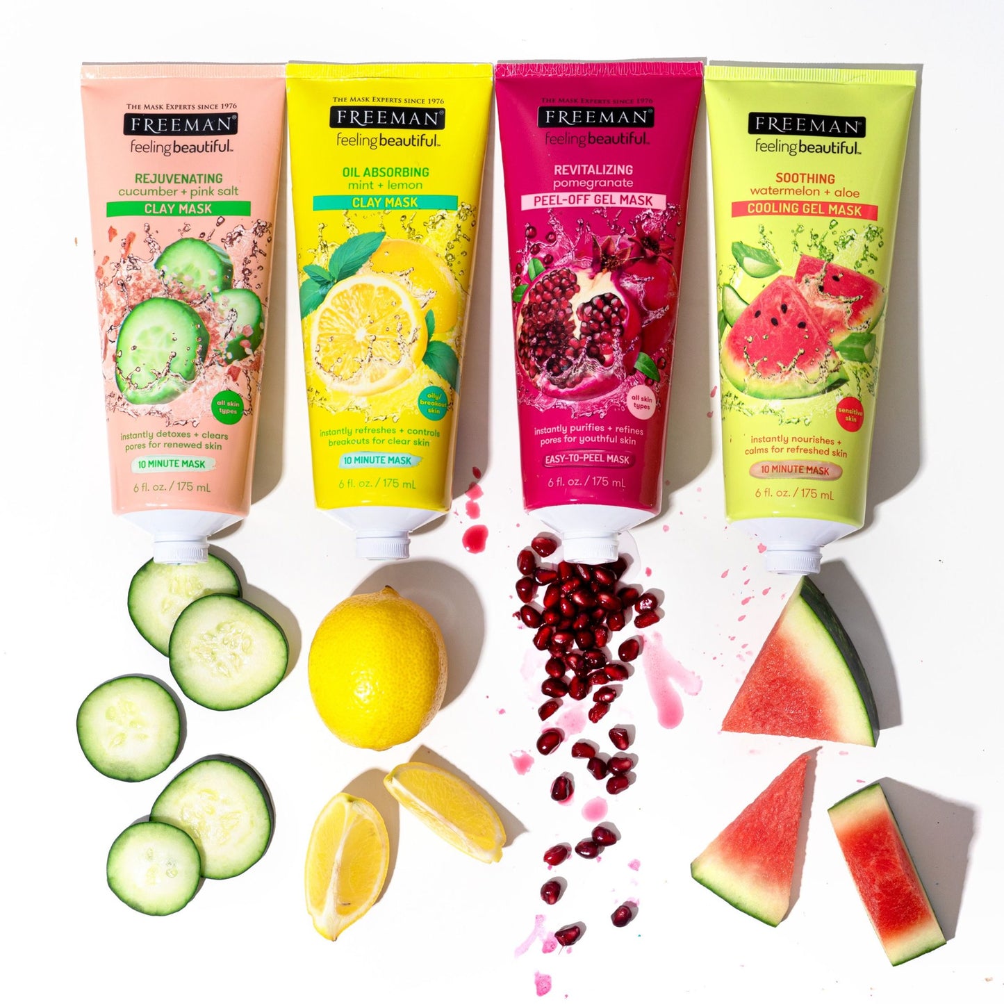 FREEMAN Facial Watermelon + Aloe Cooling Gel Mask 175ml