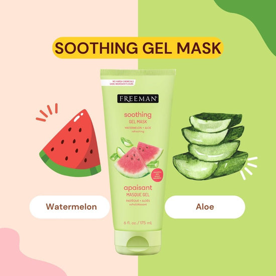 FREEMAN Facial Watermelon + Aloe Cooling Gel Mask 175ml