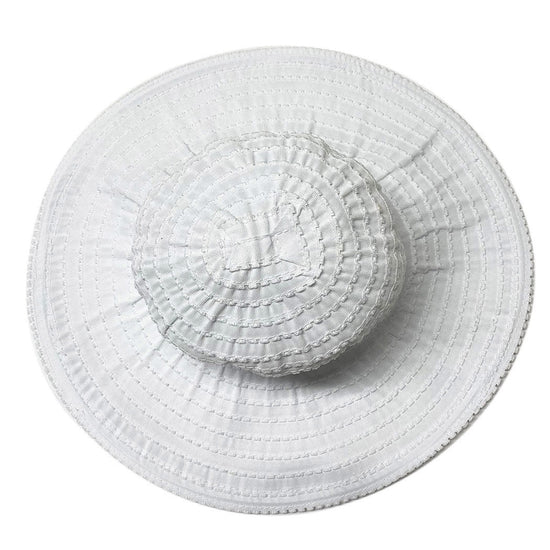 FULLSAND Sombrero Blanco Enrollable Canguro para Mujer con Protección Solar