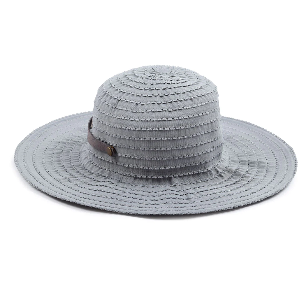 FULLSAND Sombrero Gris Enrollable Canguro para Mujer con Protección Solar