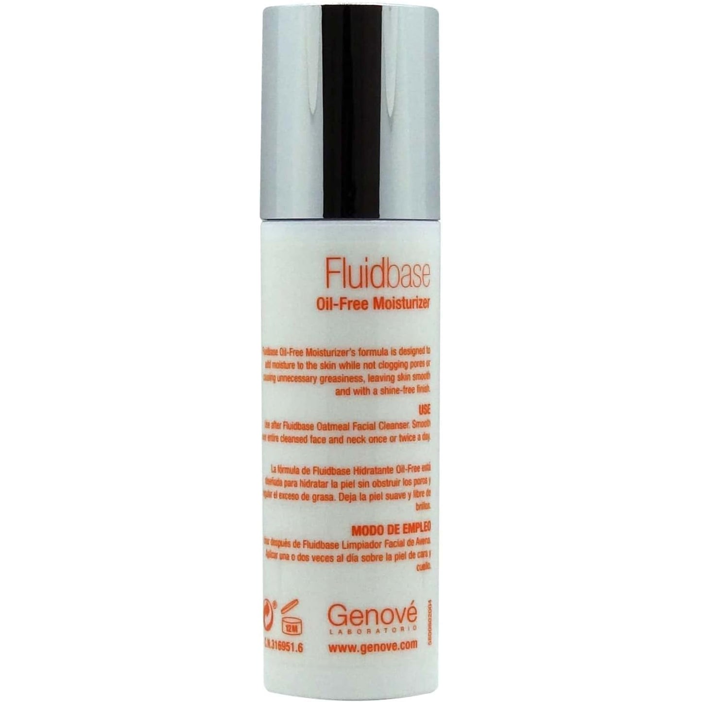 GENOVÉ Fluidbase Crema Humectante Facial Para Piel Grasa o Acnéica, 50ml