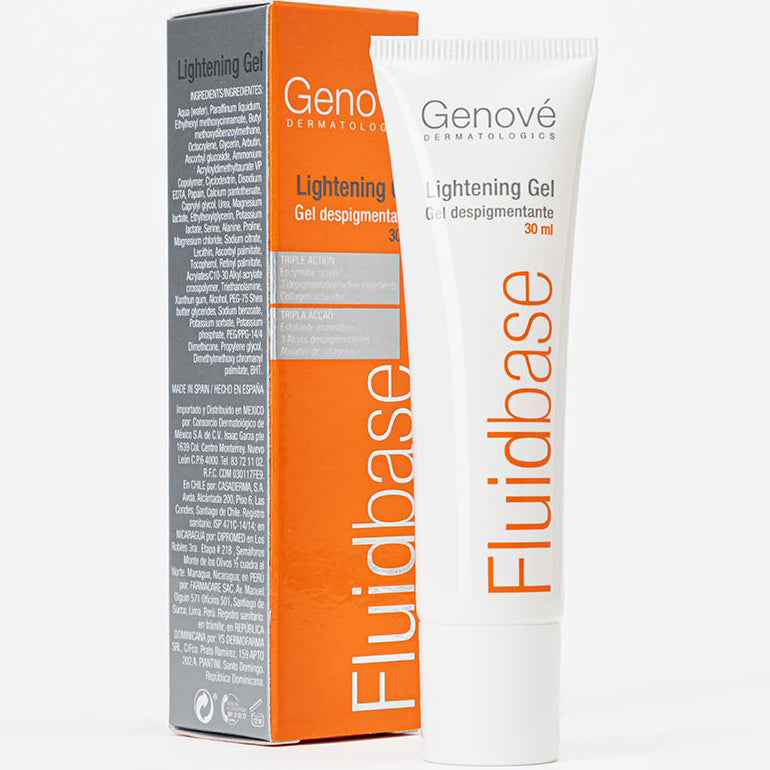 GENOVÉ Fluidbase Gel Despigmentante, Triple Acción, 30ml – SkinVanity