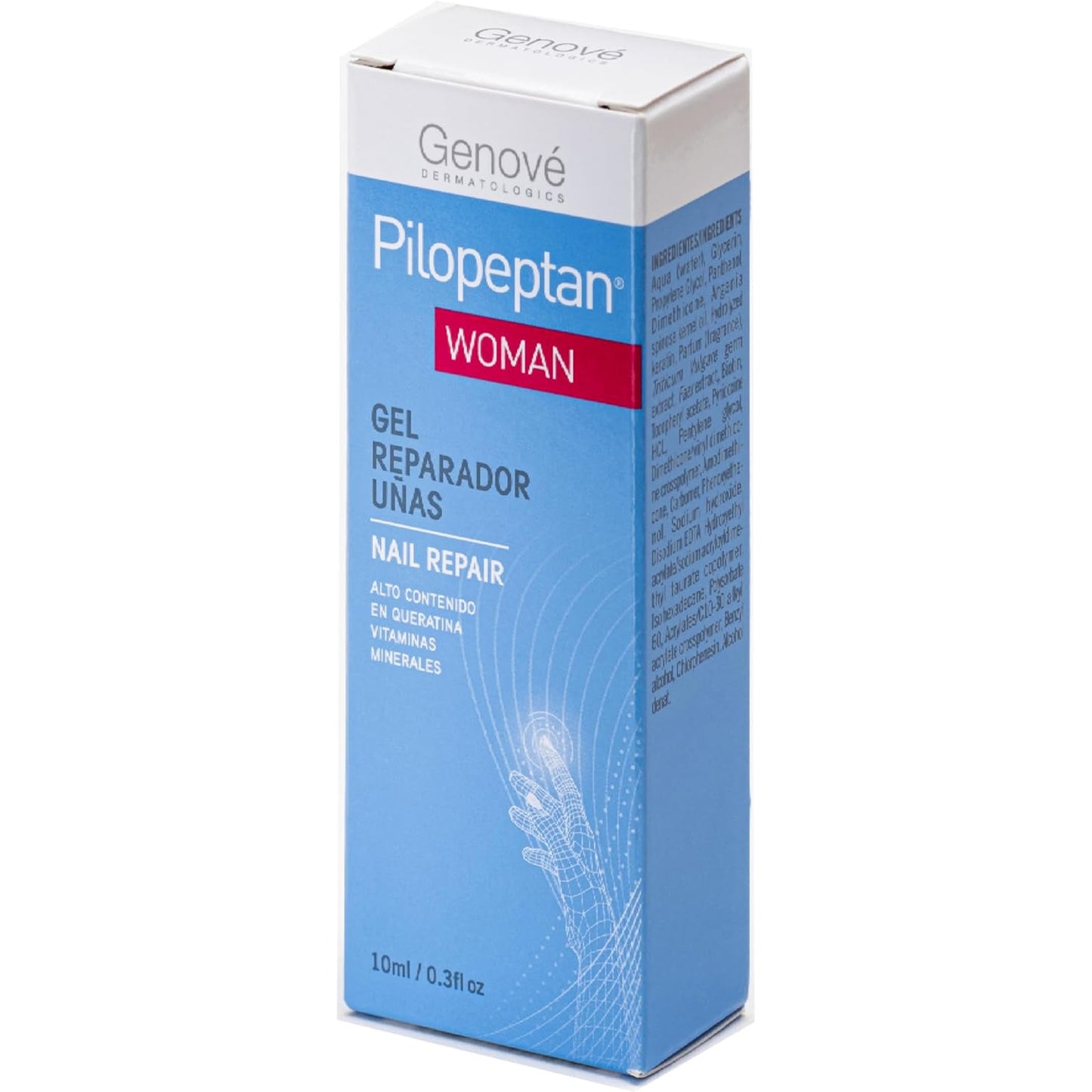 GENOVÉ Pilopeptan Woman Gel Reparador de Uñas, 10ml