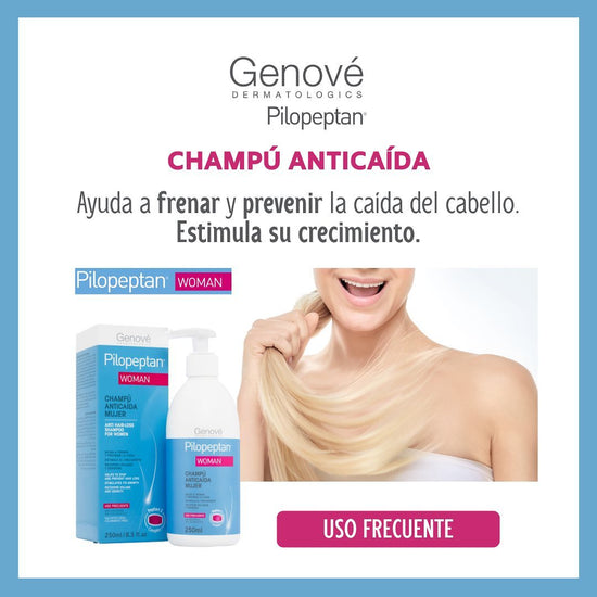 GENOVÉ Pilopeptan Woman Champú Anticaída del Cabello, 250ml