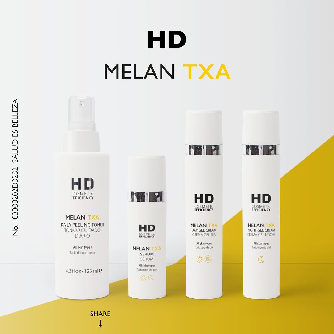 HD Melan TXA Crema Gel Día, Despigmentante y Protector Solar SPF50+, 50ml