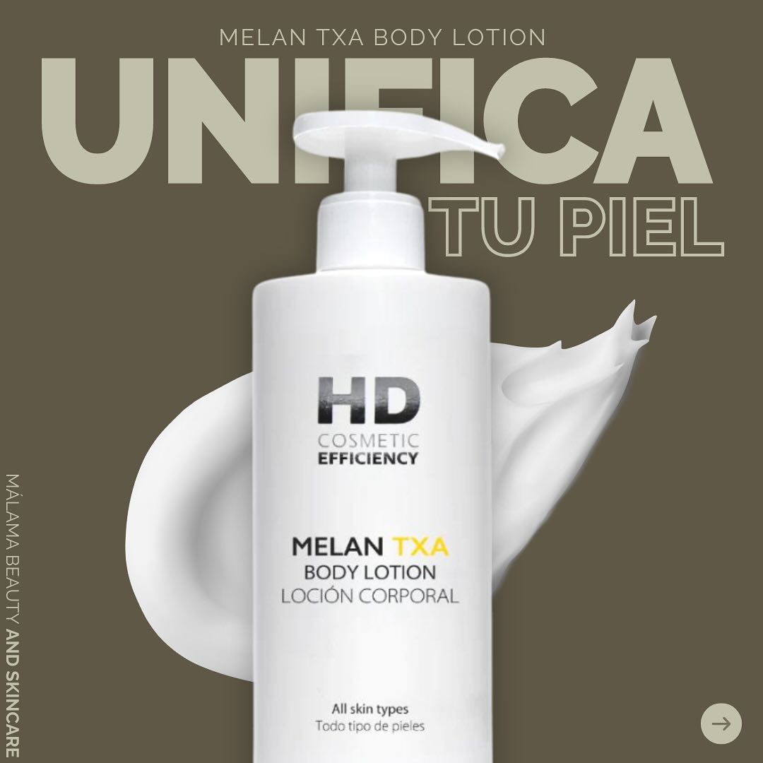 HD Melan TXA Loción Corporal Hidratante Despigmentante, 400ml