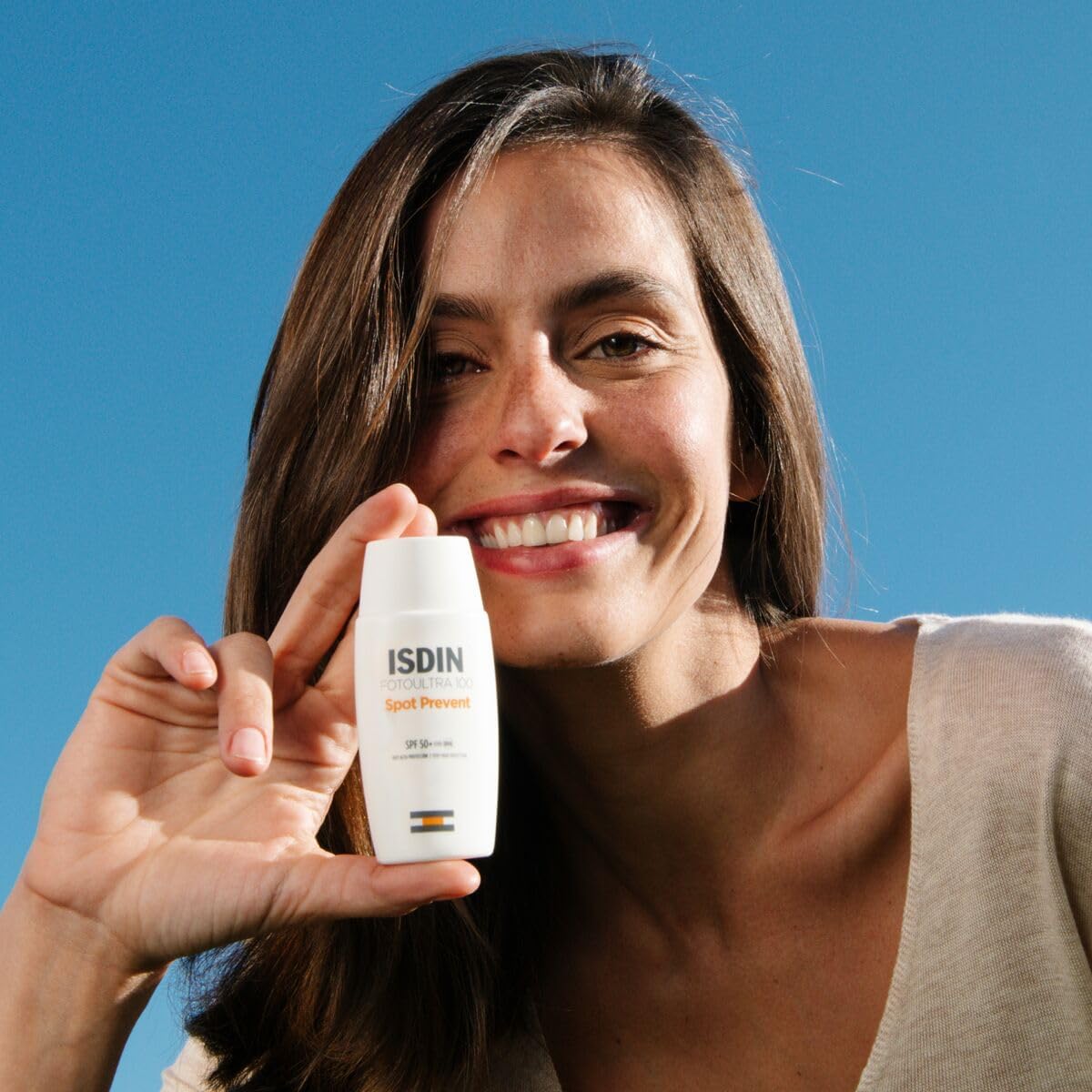 ISDIN Foto Ultra 100 Spot Prevent Fluid Facial SPF 50+, Previene Manchas Solares