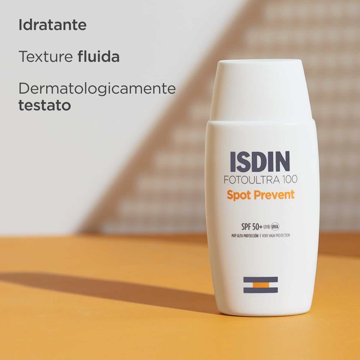 ISDIN Foto Ultra 100 Spot Prevent Fluid Facial SPF 50+, Previene Manchas Solares