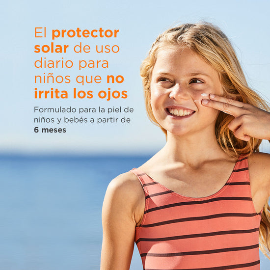 ISDIN Fotoprotector Facial Fusion Water Pediatrico para Niños, SPF50+ 50ml