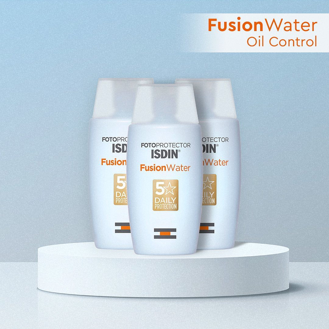 ISDIN Fotoprotector Fusion Water Oil Control Sin Color, SPF50+ 50ml