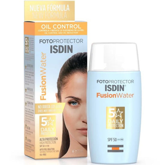 ISDIN Fotoprotector Fusion Water Oil Control Sin Color, SPF50+ 50ml