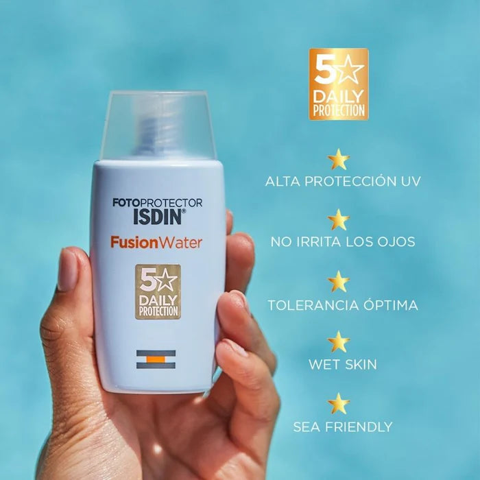 ISDIN Fotoprotector Fusion Water Oil Control Sin Color, SPF50+ 50ml