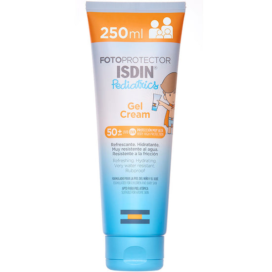 ISDIN Fotoprotector Facial y Corporal Pediatrics Gel Cream  SPF50+, 250ml