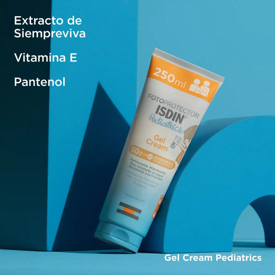 ISDIN Fotoprotector Facial y Corporal Pediatrics Gel Cream  SPF50+, 250ml