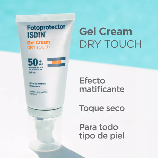 ISDIN FOTOPROTECCIÓN Gel Cream Dry Touch SPF 50+ Facial, 50ml