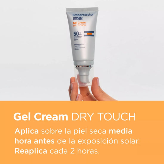 ISDIN FOTOPROTECCIÓN Gel Cream Dry Touch SPF 50+ Facial, 50ml