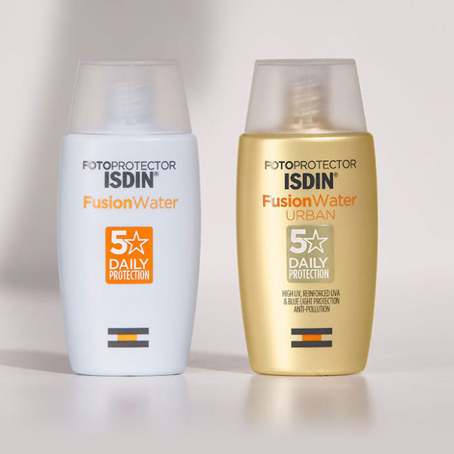ISDIN Fotoprotector Facial Fusion Water Pediatrico para Niños, SPF50+ 50ml