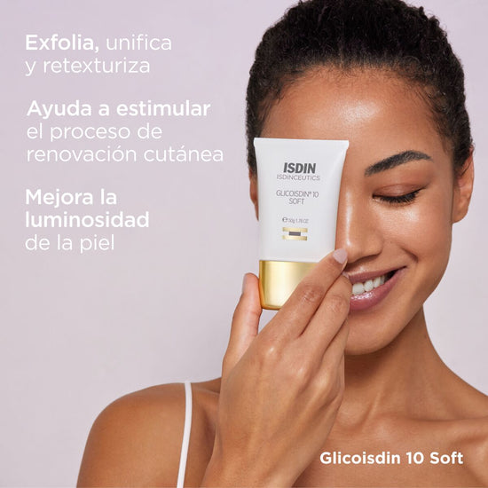 ISDIN Isdinceutics Glicoisdin 10 Soft Gel, Ácido Glicólico, Efecto Peeling, 50ml