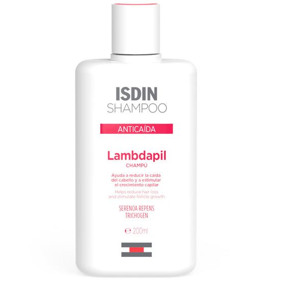 ISDIN Lambdapil Anticaída Champú, Previene y Reduce la Caída del Cabello, 200ml