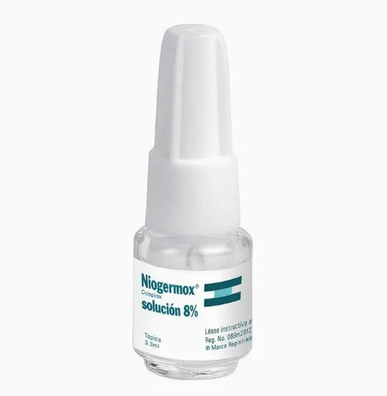 ISDIN Niogermox Ciclopirox 8%, Solución en Laca Ungueal, Antimicótico 3.3ml