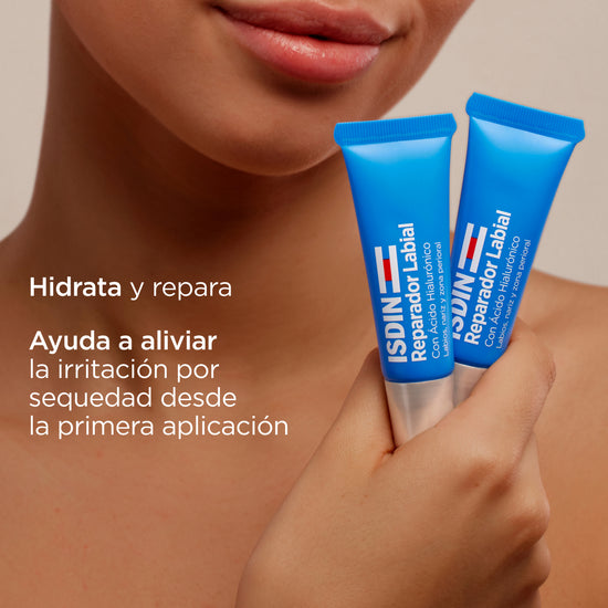 ISDIN Reparador Labial Fluido con Ácido Hialurónico, 10ml.