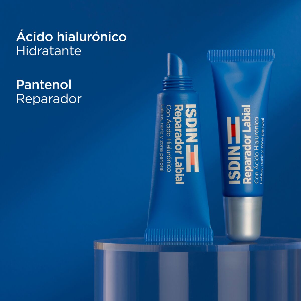 ISDIN Reparador Labial Fluido con Ácido Hialurónico, 10ml.